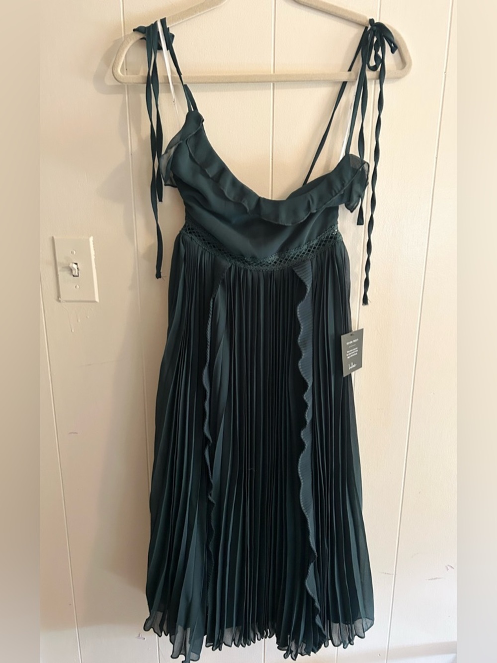 Lulu's Deep Teal Spaghetti Strap Dress